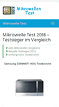 Mobile Screenshot of mikrowelle-test.com